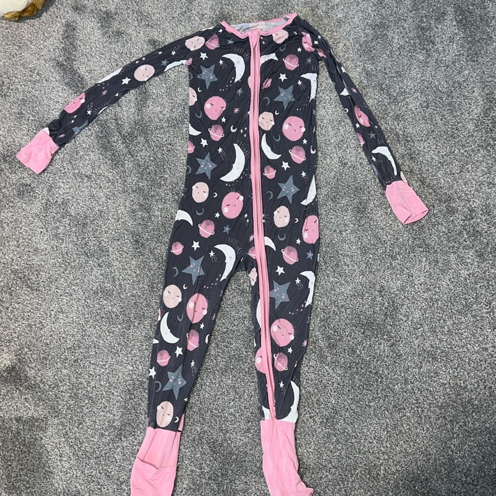 Little Sleepies zippy pajamas Sz 3T